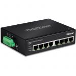Trendnet Switch Industrial 8 Port Fast Ethernet L2 Din-rail - TI-E80
