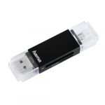 Hama USB 2.0 Otg Kartenleser Basic Sd/microsd Black - 181056