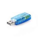 Nedis Placa de Som Externa 5.1 3D USB - USCR10051BU