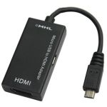 MHL Cabo (MicroUSB -> HDMI) Android - CAB-HDMI-MHL