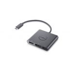 Dell Hub USB C 3.2 - USB C / Displayport / HDMI (Preto) - DBQAUANBC070