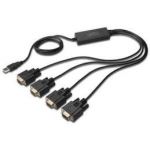 Digitus 1.5M USB 2.0 to RS232*4 Cabo Chipset: FT4232H - DA-70159