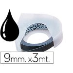 Dymo 3d Label Tape 9 Mm X 3 M Plastic Glossy Black - 520109