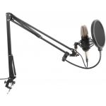 Vonyx Pack Estúdio (Microfone Condensador + Suporte + Escudo Anti-Vento) - 173.503