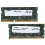 Memória RAM Mushkin SO-DIMM 16GB DDR3-1333 Kit 997020, Essentials-Seri