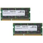 Memória RAM Mushkin SO-DIMM 16GB DDR3-1066 Kit 997019, Essentials-Seri