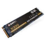 SSD Emtec 512GB X300 M.2 Power Pro M.2 2280 NVMe PCIe Gen 3 - ECSSD512GX300