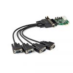 StarTech PEX4S953LP Tarjeta Adaptadora PCIe 4 Portas RS232