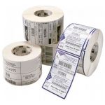 Rolo 1000x Etiquetas Termicas Brancos Perfuradas Genericas Zebra 57Mm X 32Mm 800262-125/3006318/8804 - ETQ00017