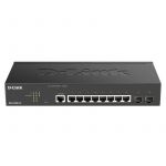 D-Link Switch 8-port Gigabit Managed Switch incl. 2 x SFP