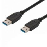 Logilink 3m USB A - USB A 3.0 M/M cabo USB USB 3.2 Gen 1 (3.1 Gen 1) Preto