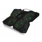 Surefire Notebook Cooler 17" 4 Ventoinhas Green LED
