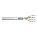 Digitus Cabo CAT 5e F-UTP installation cable, 100 MHz Eca (PVC), AWG 24/1, 100 m paper box, sx, grey