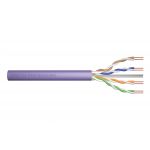 Digitus Cabo CAT 6 U-UTP installation cable, 250 MHz Cca (EN 50575), AWG 23/1, 500m drum, simplex, pu