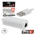 ProK Electronics Cabo Adaptador usb / Rj45 - PK-USBRJ45