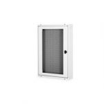 Digitus Home Automation Wall Mounting Cab., 600x400x100 mm Surface Mount, Frames Glass Door, Grey (ral 7035) - DN-WM-HA-60-SU-GD