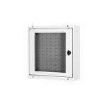 Digitus Home Automation Wall Mounting Cab., 400x400x100 mm Surface Mount, Frames Glass Door, Grey (ral 7035) - DN-WM-HA-40-SU-GD