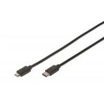 Digitus Cabo usb Type-c Connection Cable, Type C To Micro B m/m, 1.8m, 3A, 480MB, 2.0, Bl - DB-300137-018-S