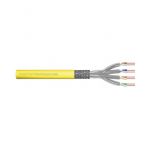 Digitus Cat 7A S-ftp Installation Cable, 1500 Mhz, Dca, Awg 22/1, 100 M Ring, Sx, Yellow - DK-1743-A-VH-1