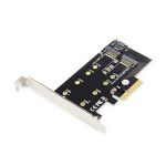 Digitus M.2 Ngff/nvme Ssd Pciexpress Add-on Card Supports B, M And B M Key, Size 80,60,42 And 30mm - DS-33170