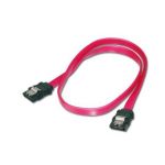 Digitus Sata Connection Cable, L-type, W/ Latch F/f, 0.5m, Straight, Sata Ii/iii, Re - AK-400102-005-R