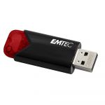 Emtec 256GB B110 Click Easy red/preto USB-A 3.2 Gen 1 - ECMMD256GB113