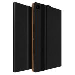 Avizar Samsung Galaxy Tab A7 10.4 2020 Porta-cartões em Pele de Cetim Black - FOLIO-PRO-BK-T500
