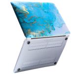 Avizar Capa Protectora Macbook Pro 13"" Protecção Rigida Ultra-resistente Marmore Azul - BACK-MARBLE-PRO13