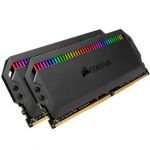 Memória RAM Corsair 32GB Dominator Platinum RGB (2x16GB) DDR4-3600 CL18 Pretas - CMT32GX4M2D3600C18