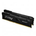 Memória RAM Kingston 32GB Fury Beast 2x16GB DDR4 3200MHz CL16 Preto - KF432C16BB1K2/32