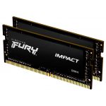 Memória RAM Kingston 16GB Fury Impact 2x8GB DDR4 SODIMM 2666MHz CL15 - KF426S15IBK2/16