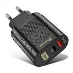 HQ Carregador 20W USB-C + USB-A QC + PD - USB020PDB