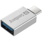 SANDBERG Adaptador USB-C para USB-A
