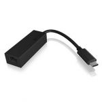 Raidsonic KAB Adapter ICY BOX USB-C para Gigabit Ethernet LAN Preto