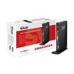 Club3D Dockingstation USB3 > 4xUSB2 2xUSB3 HDMI DVI black - CSV-3242HD