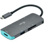 i-tec Dockingstation Nano Dock HDMI USB-C USB para Notebook Cinza - C31NANODOCKPD
