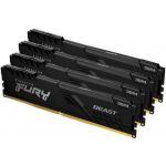Memória RAM Kingston 64GB Fury Beast Black (4x 16GB) 3200Mhz DDR4 CL16 1Rx8 - KF432C16BBK4/64
