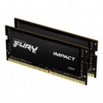 Memória RAM Kingston 16GB Fury Impact (2x 8GB) 3200Mhz SODimm DDR4 CL20 1Rx8 - KF432S20IBK2/16