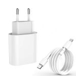 Carregador Fast Charge PD 3.0 + Cabo Tipo C 100cm para Samsung Tab S7+