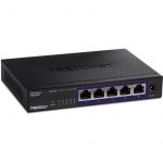 Trendnet 5 Portas 10/100/1000Mbps Preto - TEG-S350