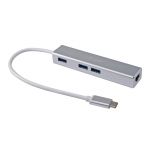 Equip Hub USB-C a USB 3.0 3 Gigabit Ethernet