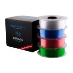 Easyprint Petg Value Pack - 1.75MM - 4X 500 G (total 2 Kg) - Clear, Rose, Light Blue, Green - 23573