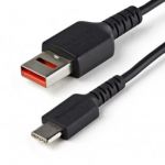 StarTech Cable de Carga Segura USB 2.0 a USB-C 1m Preto