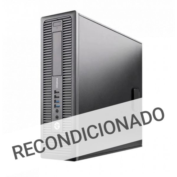 HP EliteDesk 800 G1 SFF I5 4570, 8GB, SSD 120GB, (Recondicionado Grade ...