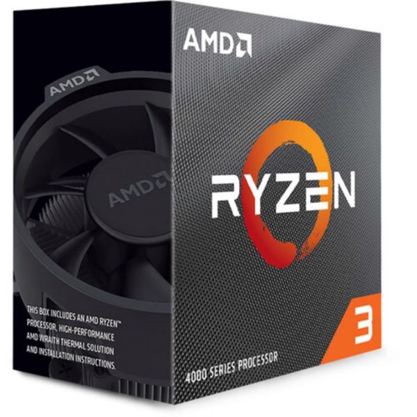 AMD Ryzen 3 4100 4-Core (3.8Ghz/4.0Ghz) SktAM4 Tray - 100-100000510MPK
