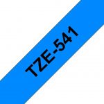 Fita Laminada Brother TZE-541 Preto/Azul Compativel