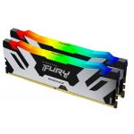 Memória RAM Kingston 32GB Fury Renegade (2x16GB) RGB DDR5 CL32 6000Mhz Silver - KF560C32RSAK2-32