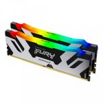Memória RAM Kingston 32GB Fury Renegade RGB (2x16GB) DDR5 Kingston CL32 6400Mhz Silver - KF564C32RSAK2-32