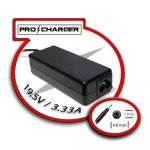 Alimentador 19,5V/3,33A 65W (4.8mm X 1.7mm) Pro Charger Compatível - MODELO39
