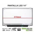 Ecrã led de 14" para Portatil Asus S433 NV140FHM-N62 315MM - PAN0079